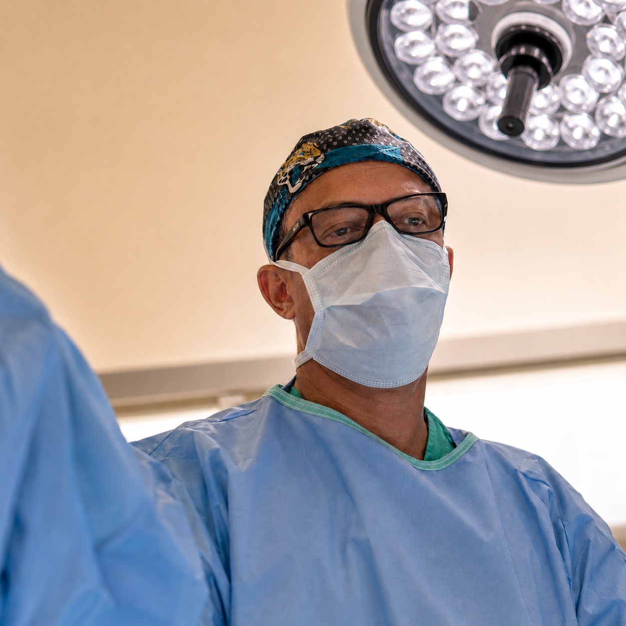 Barry Atkins, CSFA in the operating room